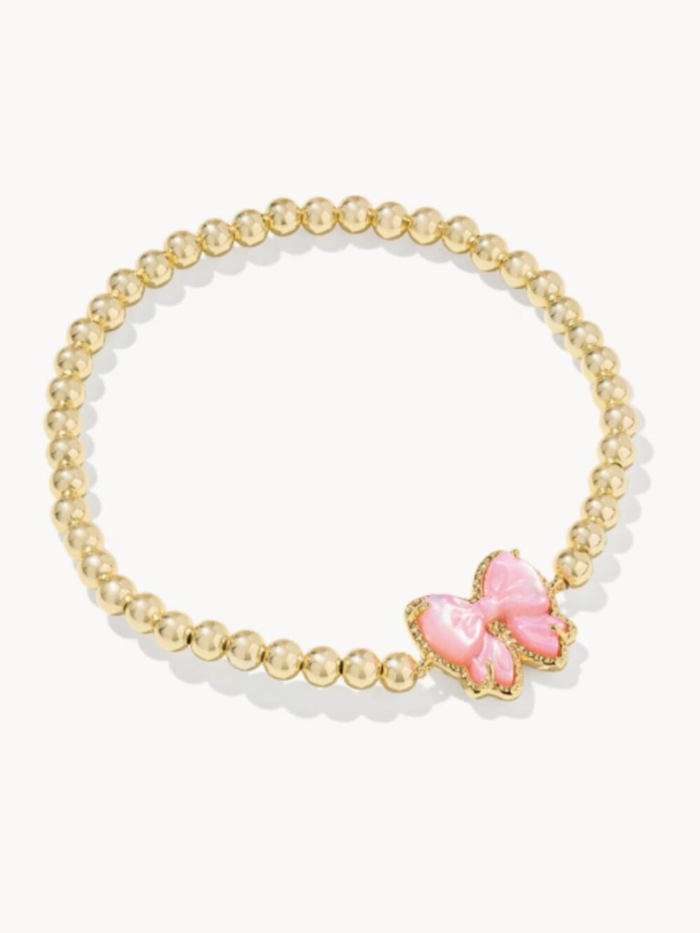Kendra Scott x Dolly Parton Haley Bow Gold Stretch Bracelet - NWT $70 MSRP